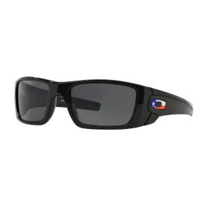 Oakley Men's Fuel Cell Texas Flag Edition Sunglasses Black Frame Black Lens