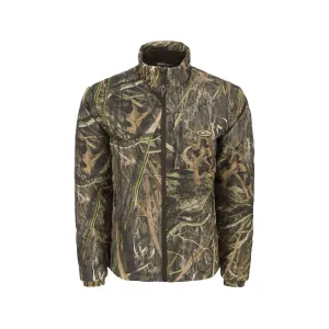 Drake Men's MST Synthetic Down Pack Jacket Mossy Oak Shadow Grass Habitat Large