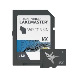 Humminbird LakeMaster VX Map Card Wisconsin