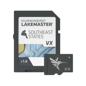Humminbird LakeMaster VX Map Card Southeast States