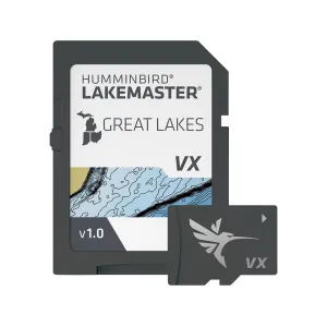 Humminbird LakeMaster VX Map Card Great Lakes