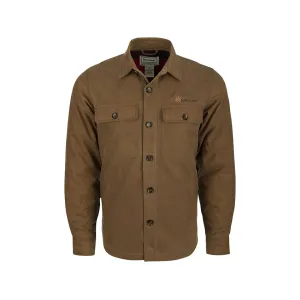 McAlister Men's Waxed Shirt Jacket Tan 2XL
