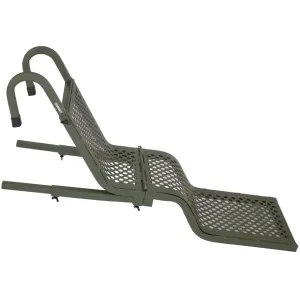 Beavertail Folding Dog Ladder Aluminum Green