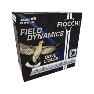 Fiocchi Game & Target 16 Gauge Ammo 2-3/4" #7-1/2 Lead Shot 1 oz Case of 250 (10 Boxes of 25)