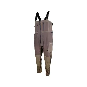 Frogg Toggs Men's Pilot Guide II Rain Bibs Stone and Taupe Large