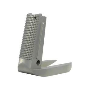 Nighthawk Custom 1 Piece 1911 Officer Mainspring Housing and Magwell 25 LPI Checkering Stainless