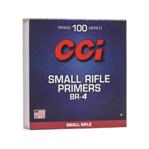 CCI Small Rifle Bench Rest Primers #BR4 Box of 1000 (10 Trays of 100)