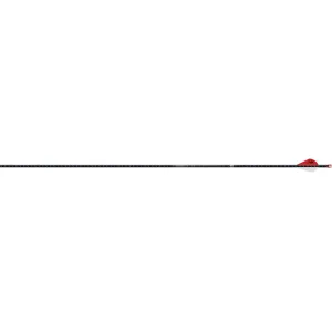 Easton FMJ 4mm Carbon and Aluminum 4mm Arrow 250 2" Blazer Vanes Gunmetal Black 6PK