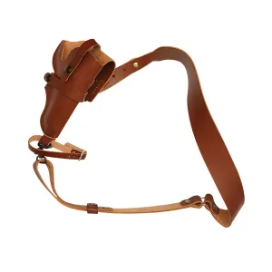 Hunter 68-400 2-in-1 Chest Holster Right Hand 1911 Government Leather Brown