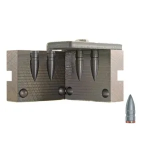 RCBS 2 Cavity Bullet Mold 7.62mm-130-SPL 7.62mm , 30 Caliber (309 Diameter) 130 Grain Spitzer Point Gas Check