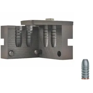 RCBS 2 Cavity Bullet Mold 37-250-FN 37 Caliber (376 Diameter) 250 Grain Flat Nose Gas Check