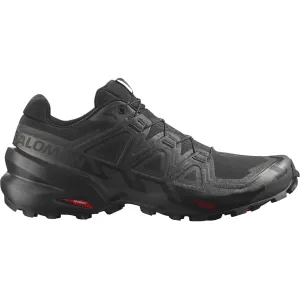 Salomon Men's Speedcross 6 Hiking Shoes Synthetic Black/Black/Phantom 10.5 EE