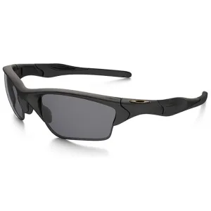 Oakley Men's SI Half Jacket 2.0 XL Sunglasses Matte Black Frame Gray Lens