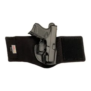 Galco Ankle Glove Ankle Holster Right Hand Kimber K6S 2" Leather Black