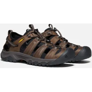 Keen Targhee III Sandals Leather/Synthetic Bison/Mulch Men's 10 D