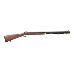 Pedersoli Traditional Hawken Hunter 54 Caliber Muzzleloading Rifle 28" Blued Barrel Walnut Stock