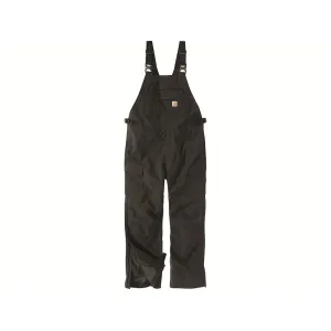 Carhartt Men's Storm Defender Loose Fit Heavyweight Waterproof Bibs Black 2XL