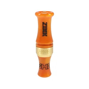 Zink Calls Green Head Rocker Duck Call Orange Marbleade