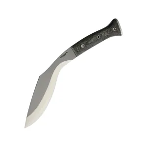 Condor Knives K-Tact Kukri Fixed Blade Knife 10" 1075 Satin Blade Micarta Handle Green