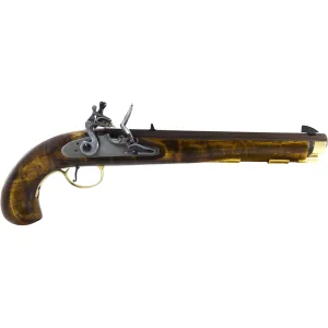 Pedersoli Kentucky Flintlock Pistol 45 Caliber 10" Blued Barrel Maple Stock