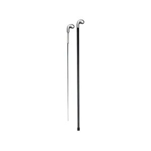 Cold Steel Pistol Grip Sword Cane 25.75" 1055 Carbon Steel Blade Aluminum Shaft Black