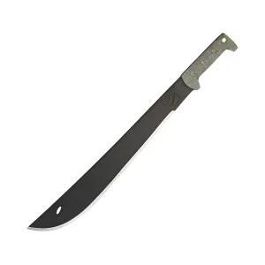 Condor Knives El Salvador Machete 18" 1075 Black Powder Coat Blade Micarta Handle Gray