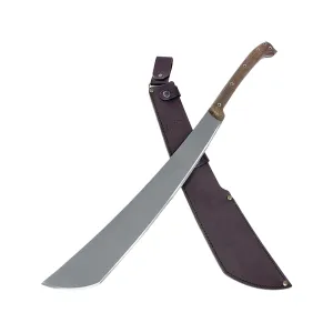 Condor Knives Makara Machete 18.3" 1075 Satin Blade Walnut Handle