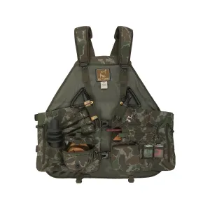 Ol' Tom Men's Time & Motion Easy Rider Turkey Hunting Vest Old School Green Camo One Size Fits Most