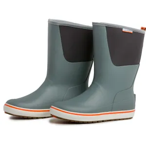 Grundens 12" Deck Boots Rubber Monument Gray Men's 13 D