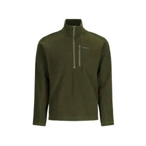 Simms Men's Rivershed Half Zip Shirt Riffle Heather 2XL