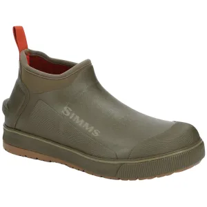 Simms Challenger Slip-On Boat Shoes Rubber Dark Stone Men's 10 D