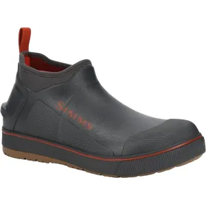 Simms Challenger Slip-On Boat Shoes Rubber Slate Men's 14 D