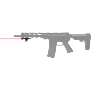 Viridian HS1 M-LOK Hand Stop with Integrated Red Laser Sight Black with Picatinny Adapter