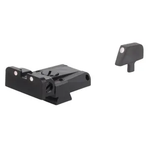 LPA SPR Sight Set for 1911 Government with Narrow Tenon Front Sight Steel 3-Dot