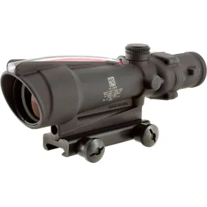 Trijicon ACOG TA11 BAC Rifle Scope 3.5x 35mm Dual-Illuminated Red Chevron 300 BLK Ballistic Reticle with TA51 Flattop Mount Matte Black