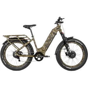 Rambo Krusader 3.0 Electric Hunting Bike AWD Dual Motor 500W 20Ah Battery Mossy Oak Original Bottomland