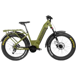 Rambo Rebel 2.0 Electric Hunting Bike 1000W Motor 20Ah Battery OD Green