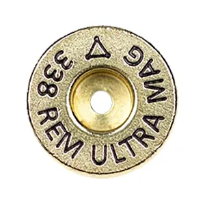 ADG 338 Remington Ultra Magnum Bright Finish Brass Box of 50