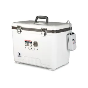 Engel 30 Qt Live Bait Cooler White