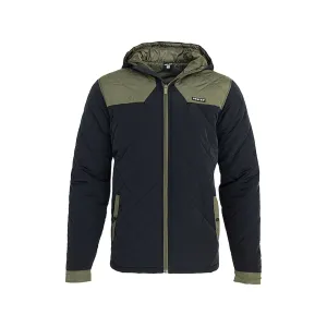Nosler Men's Puff Hooded Jacket Black/Olive Medium