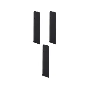 Glock 17, 17L, 18, 19, 19x, 26, 34, 35, 47, 49 Gen 5 Magazine 9mm Luger 24-Round Polymer Black 3PK