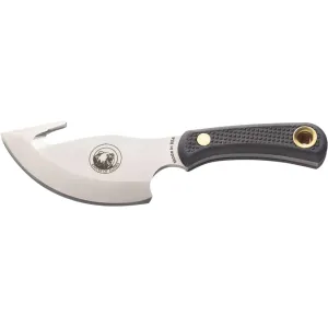Knives of Alaska Light Hunter Fixed Blade Knife 3.5" Drop Point D2 Bead Blasted Blade SureGrip Handle Black
