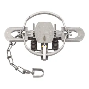 Duke #1 3/4 Offset Jaw Coil Spring Trap Steel 12PK