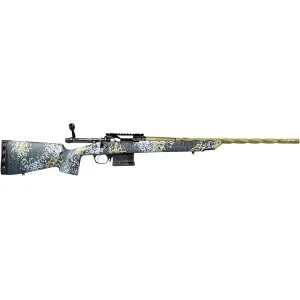 Horizon Firearms Venatic Bolt Action Rifle 7mm Backcountry 16" Fluted Olive Drab Threaded Barrel Black Frame Gray/Tan Precision Stock