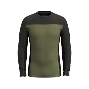 Smartwool Men's Classic Thermal Base Layer Shirt Winter Moss-North Woods Medium