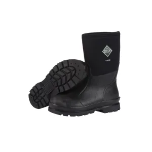 Muck Boots Men's Chore Mid 12" Waterproof 5mm Insulated Work Boots Rubber Black 9 D