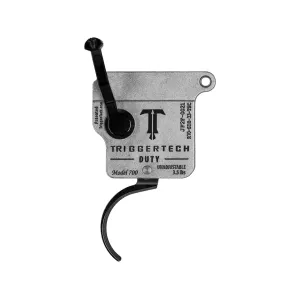 TriggerTech Duty Trigger Remington 700 Clones Single Stage Black No Bolt Release