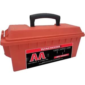 Winchester AA Light Target 12 Gauge Ammo 2-3/4" #8 Lead Shot 1-1/8 oz Case of 200 (2 Ammo Cans of 100)