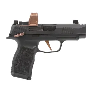 Sig Sauer P365 Rose XL Comp 9mm Luger Pistol 3.7" Barrel 12+1 Round Black Red Dot Sight