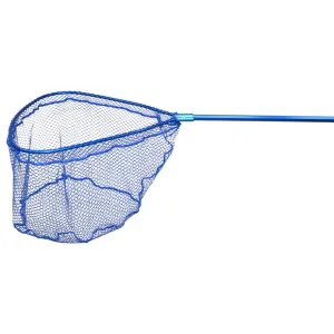 Ranger Landing Nets True Blue Series Landing Net 48" Handle 34" x 30" Hoop Rubber Coated Nylon Blue